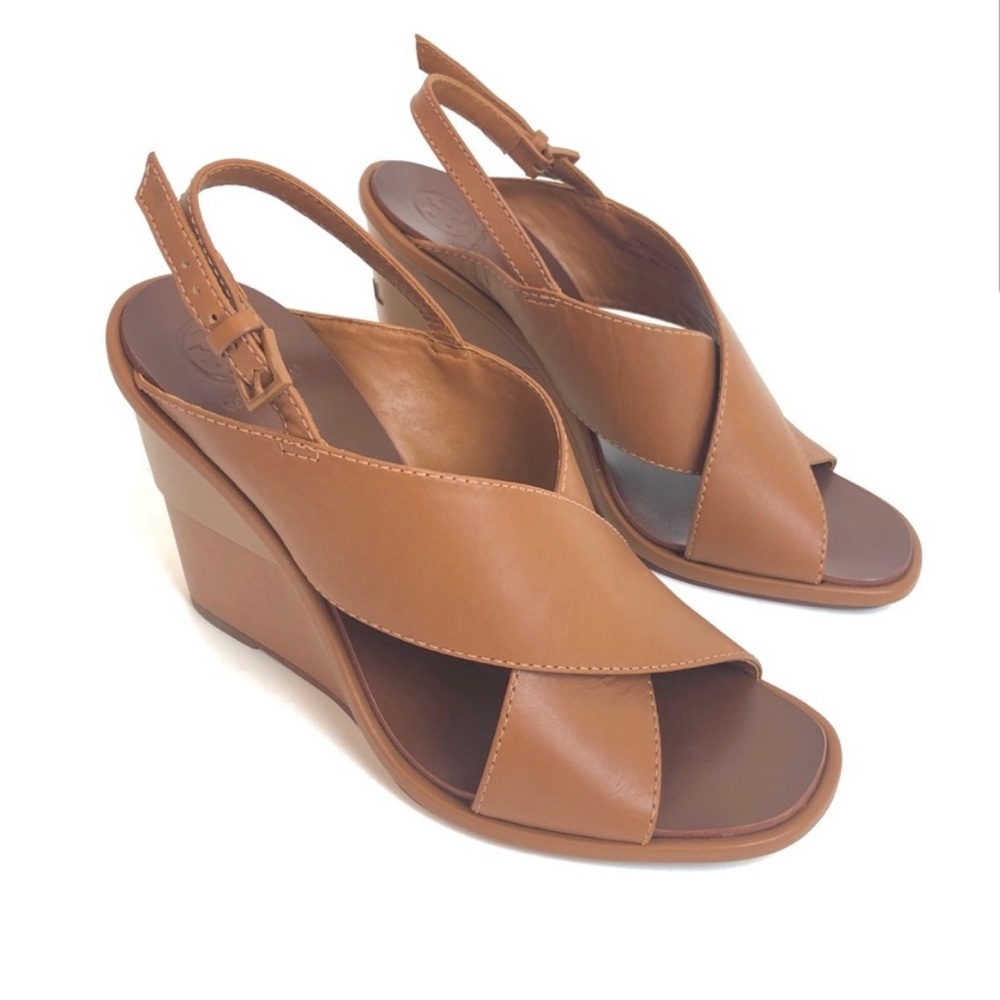 Tory Burch Gabrielle Wedge Sandals, size 7.5